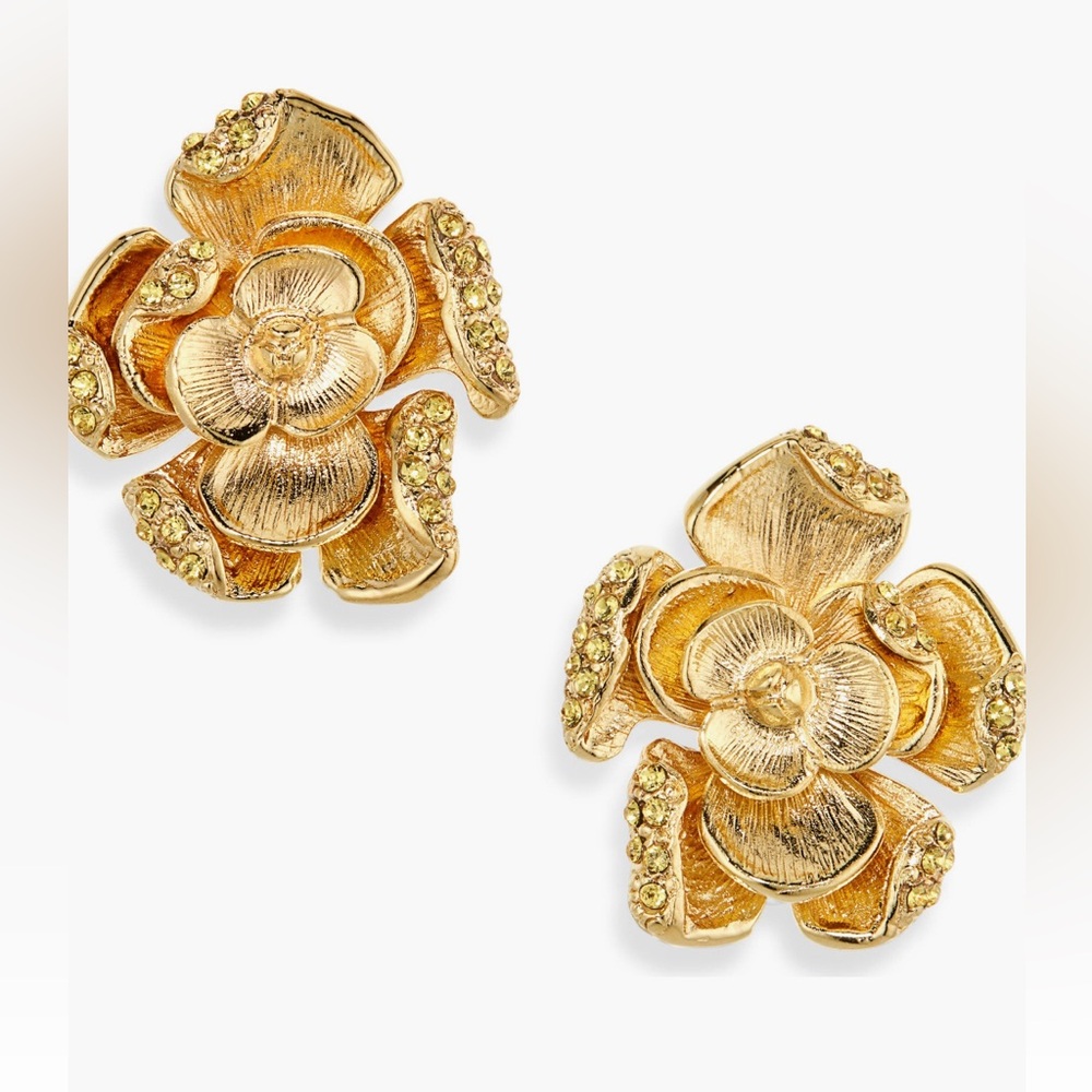 OSCAR DE LA RENTA Earrings light topaz
